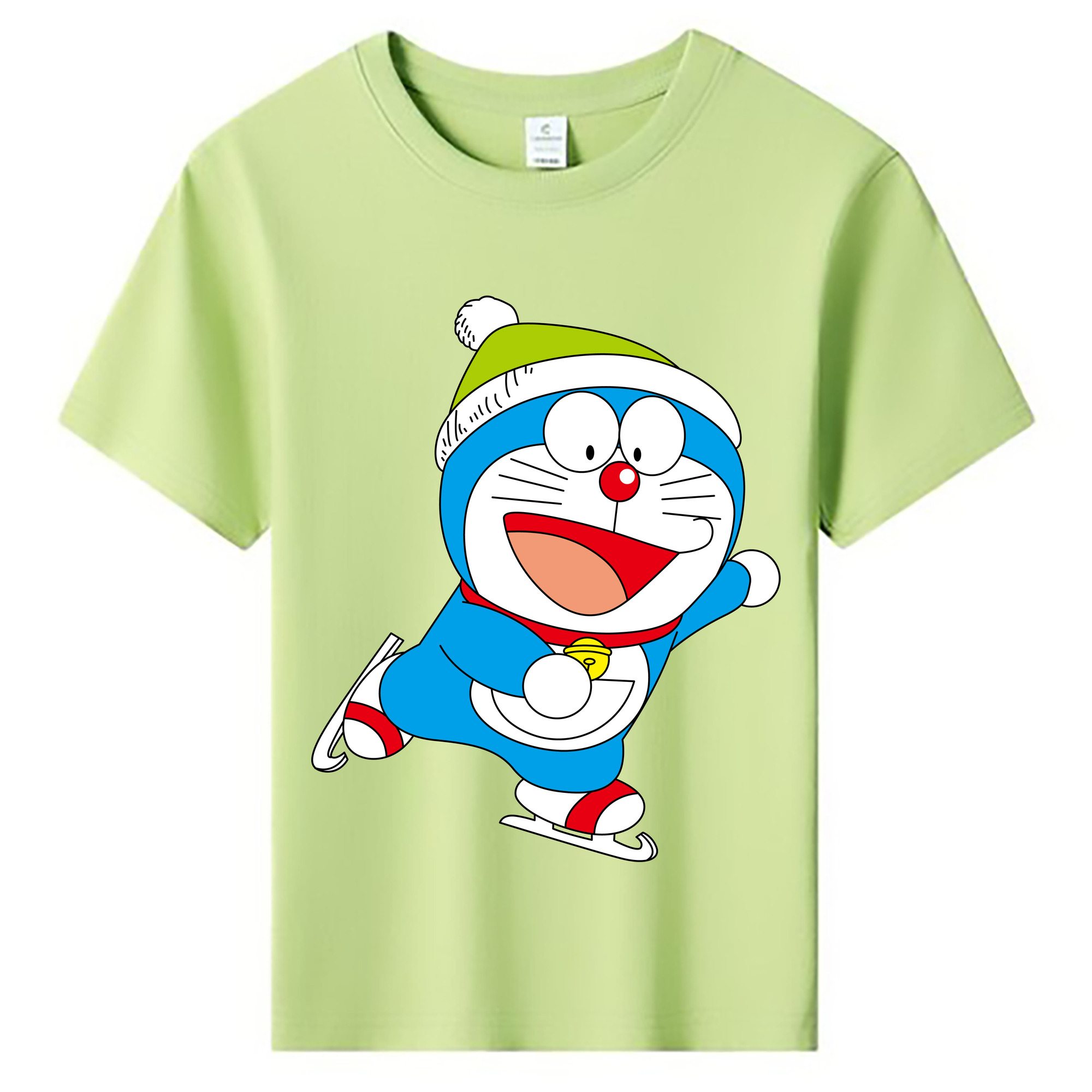 （画像用） ドラえもん Doraemon 綿100％キッズTシャツ（フロントプリント）